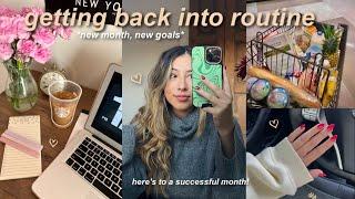 HOW I RESET MY LIFE: preparing for a successful month, setting new goals & closet cleanout!