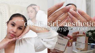 wake up and grwm"clean girl" morning shower & body hygiene+beauty routine & fragrance| MCKENNAWALKER