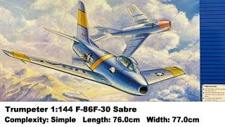 Trumpeter 1:144 F-86F-30 Sabre Kit Review