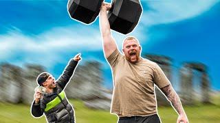 WIN $1 for Every Pound You Can Lift (HEAVY Dumbbells Only!)