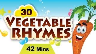 Top 30 Vegetable Rhymes For Kids | Vegetable Rhymes Collection | Most Popular Rhymes