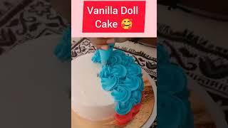 Vanilla Doll Cake ️