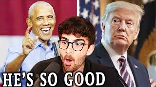 Obama Calls Out Irrational Support For Trump | Hasanabi Reacts