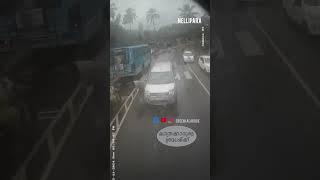 Accident | Nellippara | അത്ഭുതകരമായ രക്ഷപ്പെടൽ. ആലക്കോട് നെല്ലിപ്പാറയിൽ ഇന്ന്