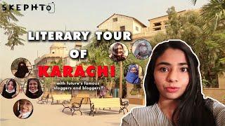 A literary tour of Karachi | feat. famous vloggers and bloggers | First travel vlog |SKEPHTO|ISRAH