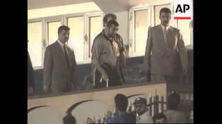 Iraq - Uday attends football match