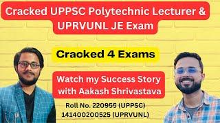 UPPSC Polytechnic Lecturer| UPRVUNL JE 2021| Topper's Interview|#uppsc #uprvunl #interview