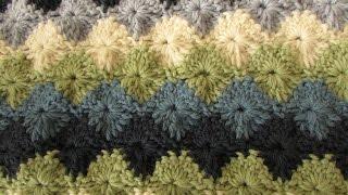 EASY crochet catherine wheel / starburst stitch blanket tutorial - part 1