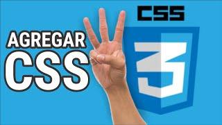 Como agregar estilos CSS a tu pagina web