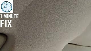 How to repair car headliner - easy steps