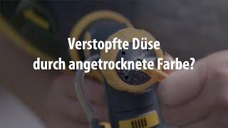 Verstopfte Düse | Tipps und Tricks beim Sprühen von Lacken und Lasuren | WAGNER