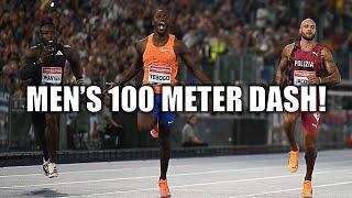 Men's 100 Meter Dash Was Crazy || 2024 Diamond League Rome