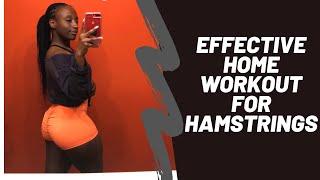 At Home Workout for the Hamstring & Booty || SusieB