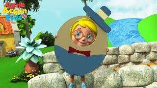 Humpty Dumpty Sat on a Wall  | Popular Nursery Rhymes Songs | Sing & Dance With Little Action Kids