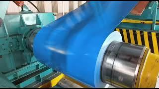 SUPPLY PREPAINTED GALVANIZED STEEL COILS, BLUE COLOUR, RAL 5015 MADE IN CHINA