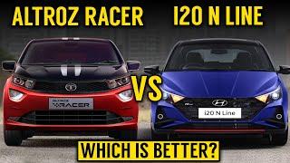 Altroz Racer Vs i20 N line | Detailed comparison | Tata Altroz racer VS i20N line | Which is better?