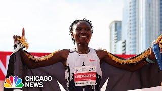 Watch Ruth Chepngetich MAKE HISTORY at Chicago Marathon: FULL FINISH & INTERVIEW