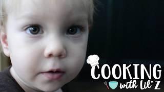 Cooking with Lil' Z: Lil' Z makes himself a snack