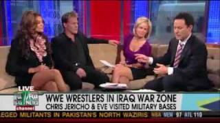 WWE Chris Jericho and Eve appear on Fox & Friends 2009