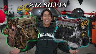 Nuevo motor de SUPRA al SILVIA (2JZ GE) | Kenyi Nakamura