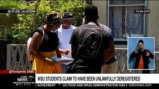 Walter Sisulu University students claim to have been unlawfully deregistered