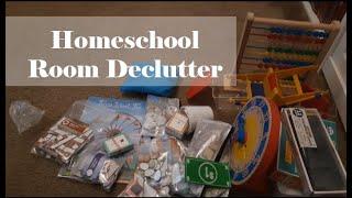 Homeschool Room Declutter 2022 | Decluttering for the New Year