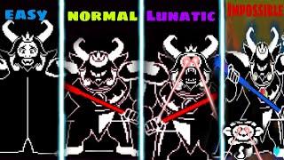 GENOCIDE ASGORE remake by Sil all Difficulties BEATEN!