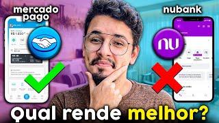 Qual rende mais Mercado Pago ou Nubank - Duelo de Rendimentos #2