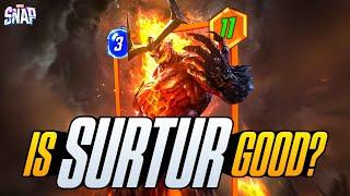 SURTUR is gonna be a problem... An HONEST REVIEW of SURTUR | Marvel Snap