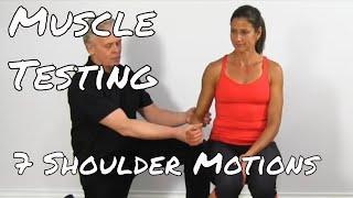 Shoulder Muscle Testing - Functional Testing