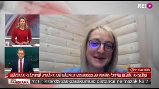 Zoom intervija ar Mālpils novada vidusskolas direktori Jeļenu Cauni