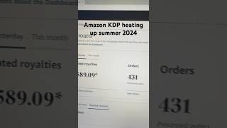 Amazon KDP income june 2024. the real summer hit #amazonkdp #selfpublishing #motivation