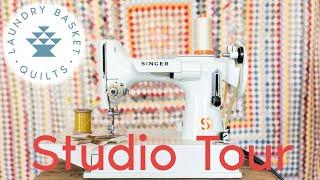 Laundry Basket Quilts - Studio Tour