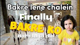 Qurbani | Vlog | Meet my daughter | Bakre lene gae | Yumna bakron se darti hai