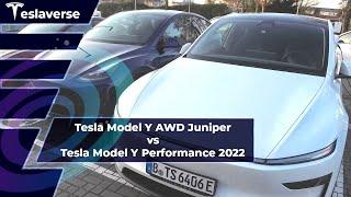 Tesla Model Y AWD Juniper vs Tesla Model Y Performance 2022