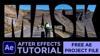 How to Create Video Text Mask in Adobe After Effects | Tutorial