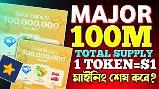 Major Total Supply 100M | Major Token Price | Major Farming END Update