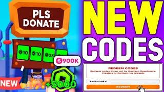 NEW PLS DONATE REDEEM CODES 2024 - ROBLOX PLS DONATE CODES - PLS DONATE CODES