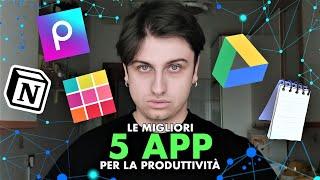 LE 5 MIGLIORI APP per la PRODUTTIVITÀ