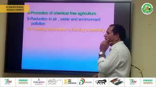 Dr. Karam Chand, Director HAMETI discussing with agriculture officers about the over view of NMNF