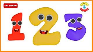 Fruit Name With Numbers | Learn Numbers for Kids | Counting | Preschool Learning Videos | 123 go