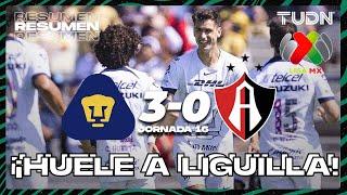 Resumen y goles | Pumas 3-0 Atlas | AP2023-J15 | Liga Mx | TUDN