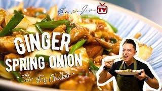 GINGER SPRING ONION STIR FRIED CHICKEN | SHERSON LIAN