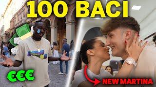 100 BACI CHALLENGE!!BIANCO VS NERO CLAMOROSO BACIO DI NEW MARTINA!