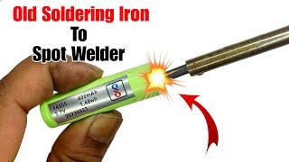 How To Make Very Powerful Spot Welding Machine At Home Using Old Soldering Iron