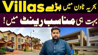 Bahria Town Karachi Latest Rent| 200 Yards Villas Rental Value| Bahria Apartments rent Latest #btk