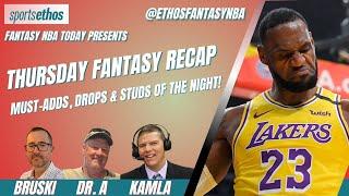  Fantasy NBA Today: Thursday Recap | Must-Adds, Risers & Studs of the Night!  