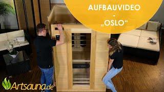 Infrarotkabine Oslo [Aufbauvideo] | Artsauna 