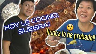 A mi mamá le gustó la comida de su YERNO MEXICANO?