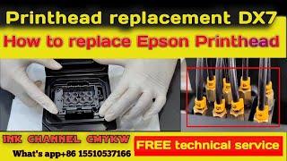 printhead replacement | print head replacement epson